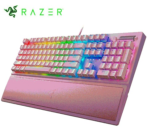 TECLADO RAZER BLACKWIDOW V3 MECHANICAL SWITCH GREEN 80M US CHROMA QUARTZ (RZ03-03541800-R3M1)