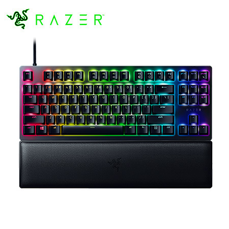 TECLADO RAZER HUNTSMAN V2 TKL OPTO MECHANICAL USB-C SWITCH PURPLE HYPERPOLLING 8,000HZ 100M US CHROMA BLACK (RZ03-03940400-R3U1)