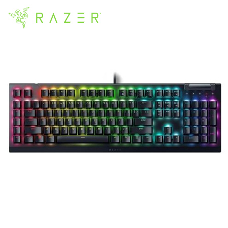 TECLADO RAZER BLACKWIDOW V4 X MECHANICAL SWITCH YELLOW US CHROMA BLACK (RZ03-04701900-R3U1)