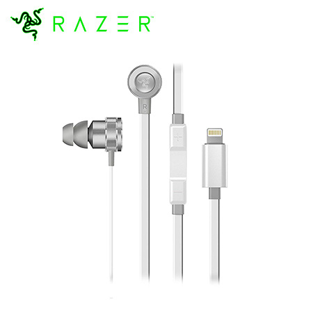 AUDIFONO C/MICROF. RAZER HAMMERHEAD IOS LIGHTING MERCURY WHITE (RZ04-02090200-R3U1)