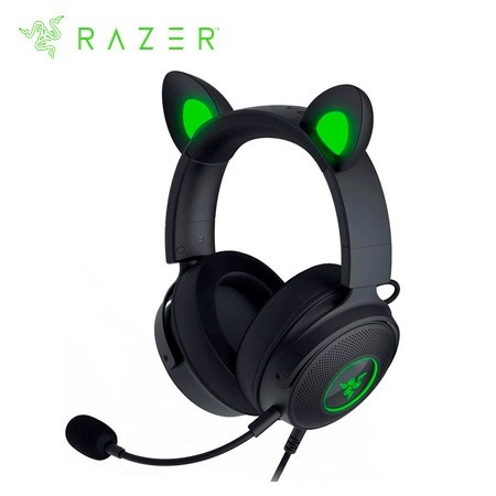 AUDIFONO C/MICROF. RAZER KRAKEN KITTY V2 PRO CHROMA USB BLACK (RZ04-04510100-R3U1)