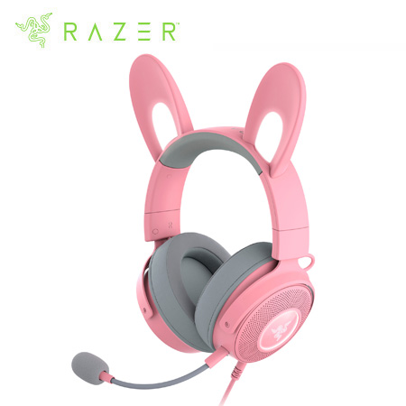 AUDIFONO C/MICROF. RAZER KRAKEN KITTY V2 PRO CHROMA USB QUARTZ (RZ04-04510200-R3U1)