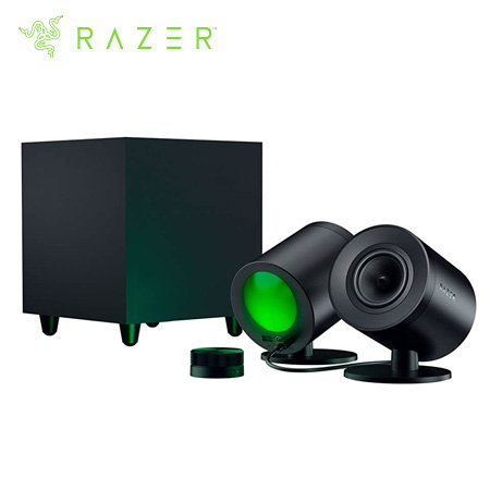 PARLANTE RAZER NOMMO V2 PRO 2.1 99 DB MULTIPLATAFORMA BT/ USB THX CHROMA + CONTROL WIRELESS 220V BLACK (RZ05-04740100-R3U1)