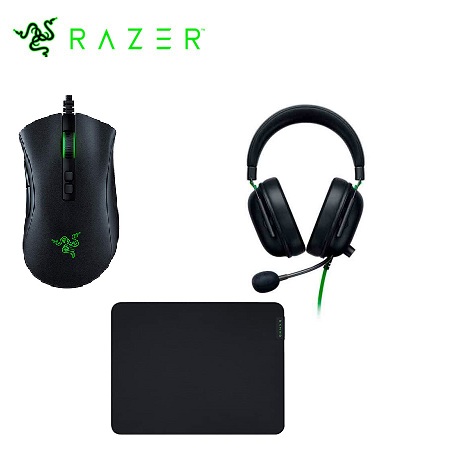 KIT GAMING RAZER BATTLE DEATHADDER V2 + BLACKSHARK V2 + GIGANTUS V2 (RZ85-03240100-B3U1)