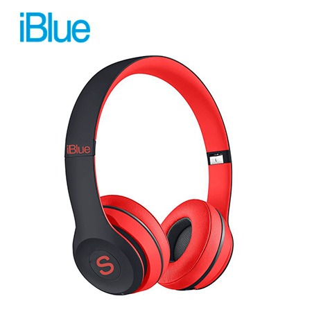 AUDIFONO C/MICROF. IBLUE SCREAM S019 BLUETOOTH/FM/MICRO SD BLACK/RED (PN S019-BR)