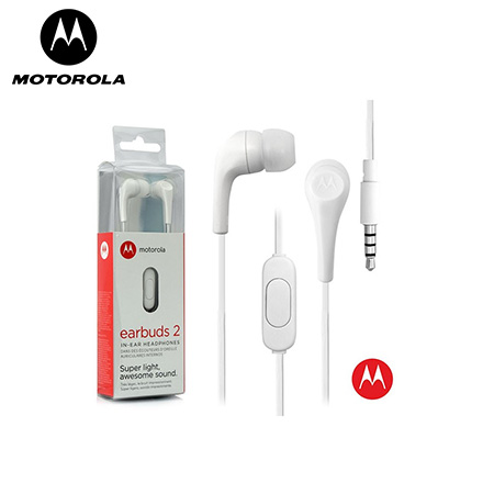 AUDIFONO C/MICROF. MOTOROLA SH006 3.5 MM STEREO WHITE (PN SH006WH)