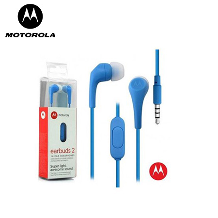 AUDIFONO C/MICROF. MOTOROLA SH006 3.5 MM STEREO LIGHT BLUE (PN SH006LBL)