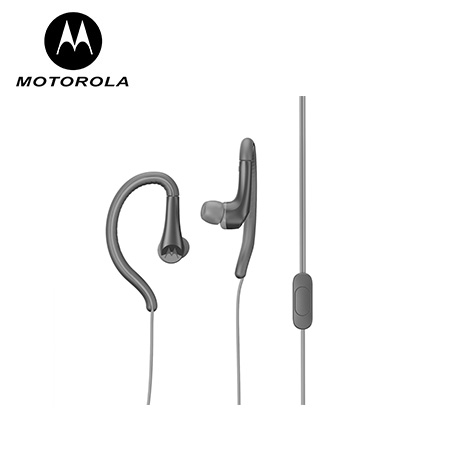 AUDIFONO C/MICROF. MOTOROLA SH008 3.5 MM EARBUDS DEPORTIVO IPX4 BLACK (PN SH008BK)