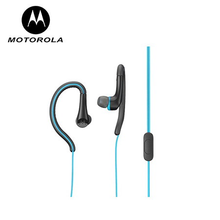 AUDIFONO C/MICROF. MOTOROLA SH008 3.5 MM EARBUDS DEPORTIVO IPX4 BLUE (PN SH008BL)