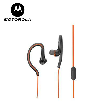 AUDIFONO C/MICROF. MOTOROLA SH008 3.5 MM EARBUDS DEPORTIVO IPX4 FLAME ORANGE (PN SH008FL)