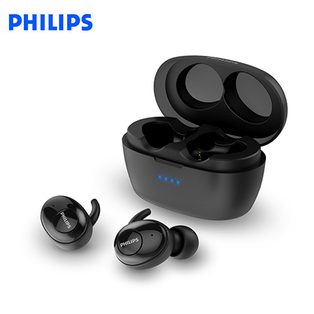 AUDIFONO C/MICROF. PHILIPS SHB2505BK TRUE WIRELESS BT UP BEAT BLACK*