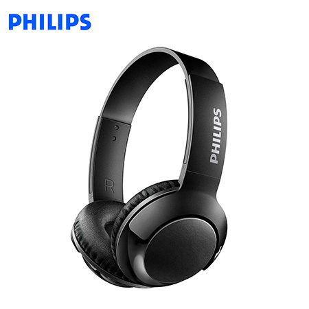 AUDIFONO C/MICROF. PHILIPS SHB3075BK BT 12H BASS+ PLEGABLE PLANO BLACK*