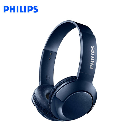 AUDIFONO C/MICROF. PHILIPS DEEJAY SHB3075BL BLUETOOTH BLUE BLACK (PN SHB3075BL/00)*