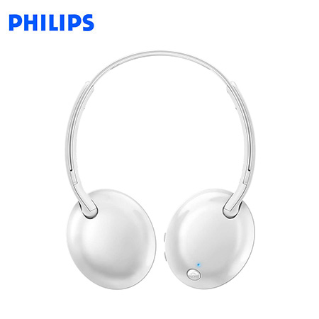 AUDIFONO C/MICROF. PHILIPS SHB4405WT BT 9H ULTRLITE PLEGABLE PLANO WHITE*