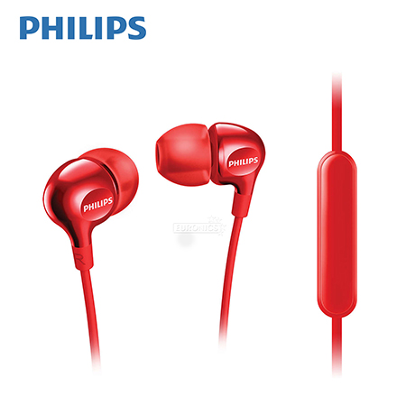 AUDIFONO C/MICROF. PHILIPS SHE3705RD RED GLOSS (PN SHE3705RD/00)*
