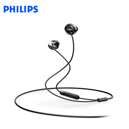 AUDIFONO C/MICROF. PHILIPS IN-EAR SHE4205BK 3.5MM BASS HYPRLITE BLACK/METAL*