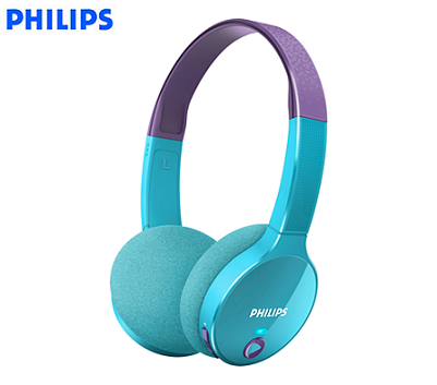 AUDIFONO C/MICROF. PHILIPS FOR KIDS BLUETOOTH SHK4000 (PN SHK4000PP/00)*