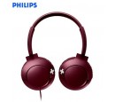 AUDIFONO C/MICROF. PHILIPS SHL3075RD 3.5MM BASS+ RED*