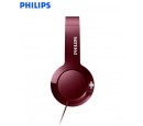 AUDIFONO C/MICROF. PHILIPS SHL3075RD 3.5MM BASS+ RED*