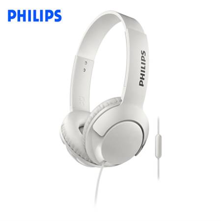 AUDIFONO C/MICROF. PHILIPS SHL3075WT BASS+ WHITE-PM*