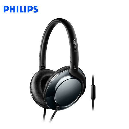 AUDIFONO C/MICROF. PHILIPS SHL4805DC/00 BLACK  (PN SHL4805DC/00) *