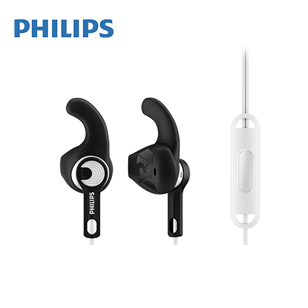 AUDIFONO C/MICROF. PHILIPS SPORTS SHQ1305WS BLACK (PN SHQ1305WS/00)*