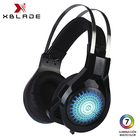 AUDIFONO C/MICROF. XBLADE GAMING SLAYER 7 LIGHT BLACK (GXB-HG8935)