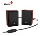 PARLANTE GENIUS SP-HF380BT USB POWER WOOD (31730034400)