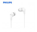 AUDIFONO C/MICROF. PHILIPS IN-EAR TAE1105WT 3.5MM BASS WHITE*
