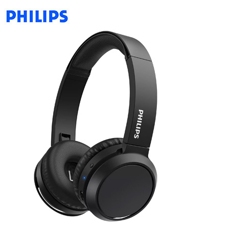 AUDIFONO C/MICROF. PHILIPS TAH4205BK BT 29H BASS BOOST PLEGABLE USB-C BLACK*