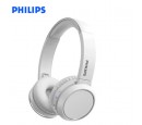 AUDIFONO C/MICROF. PHILIPS TAH4205WT BT 29H BASS BOOST PLEGABLE USB-C WHITE*