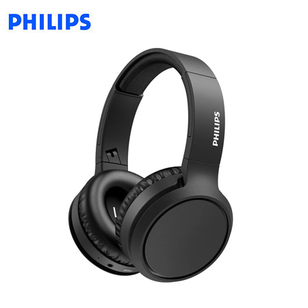 AUDIFONO C/MICROF. PHILIPS TAH5205BK BT 29H BASS PLEGABLE USB-C BLACK*