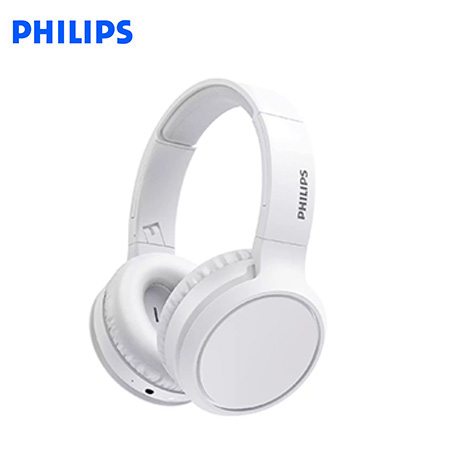 AUDIFONO C/MICROF. PHILIPS TAH5205WT BT 29H BASS PLEGABLE USB-C WHITE*