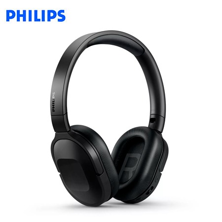 AUDIFONO C/MICROF. PHILIPS TAH6506BK BT 30H ANC PLEGABLE USB-C BLACK*