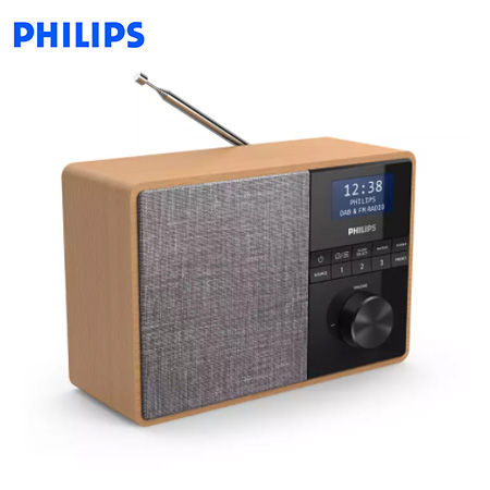 RADIO PORTATIL PHILIPS TAR5505 FM BLUETOOTH 5W TIMER BLACK*