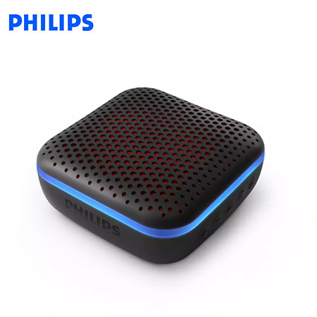 PARLANTE PHILIPS TAS2505 BLUETOOTH 10H 3W MIC IPX7 USB-C BLACK*