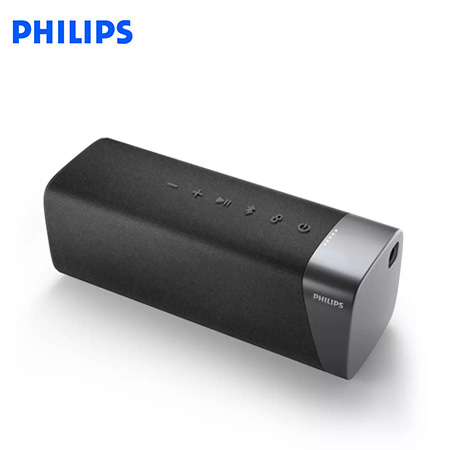 PARLANTE PHILIPS TAS5505 BLUETOOTH 12H 20W MIC IPX7 USB-C BLACK*