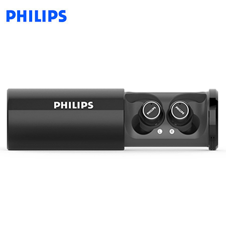 AUDIFONO C/MICROF. PHILIPS TRUE WIRELESS TAST702BK BT 18H IPX5 UV BLACK*