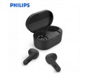 AUDIFONO C/MICROF. PHILIPS TRUE WIRELESS TAT1138BK BT 15H IPX4 USB-C BLACK*