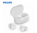 AUDIFONO C/MICROF. PHILIPS TRUE WIRELESS TAT1209WT BT 18H IPX4 USB-C TACTIL WHITE*