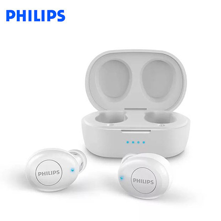 AUDIFONO C/MICROF. PHILIPS TRUE WIRELESS TAT2205WT BT 12H IPX4 USB-C WHITE*