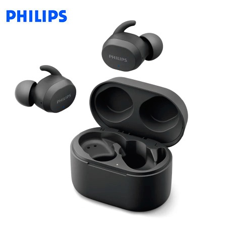 AUDIFONO C/MICROF. PHILIPS TRUE WIRELESS TAT3216BK BT 24H IPX5 USB-C BLACK*