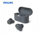 AUDIFONO C/MICROF. PHILIPS TRUE WIRELESS TAT3508BK BT 21H IPX4 10M USB-C TACTIL BLACK*