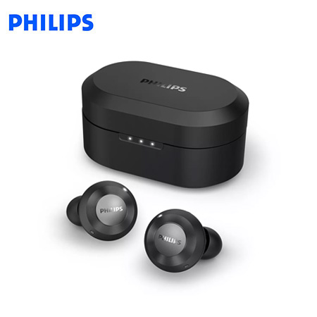 AUDIFONO C/MICROF. PHILIPS TRUE WIRELESS TAT8505BK BT 24H IPX4 USB-C BLACK*