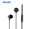 AUDIFONO C/MICROF. PHILIPS IN-EAR TAUE101BK 3.5MM BASS SOUND BLACK*