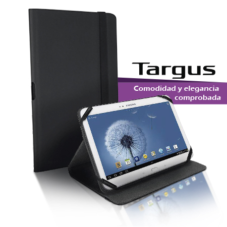 ESTUCHE TARGUS P/TABLET 7" UNIVERSAL KICKSTAND NOIR/BLACK (THZ206US-51)