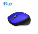 MOUSE IBLUE OPTICAL WIRELESS ERGO USB XMK-326 V2 BLACK/BLUE (PN XMK-326-BL)