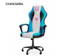 SILLA GAMING XTECH C/RESPALDO ALTO GHOST SPIDER MAX.120KG WHITE/BLUE (XTF-MC100SG)