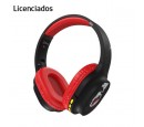 AUDIFONO C/MICROF. LICENCIADO XTECH MICKEY BLUETOOTH/3.5MM 40MM 8H PLEGABLES BLACK/RED (XTH-D660MK)
