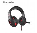 AUDIFONO C/MICROF. LICENCIADO XTECH GAMING SPIDERMAN 40MM MULTIPLAFORM 3.5MM+USB-A CONTROL VOLUMEN/MUTE LED BLACK/RED (XTH-M541SM)